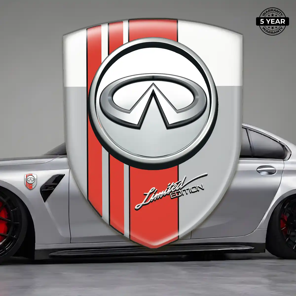 Infiniti Automotive Resin Decal Outer Style