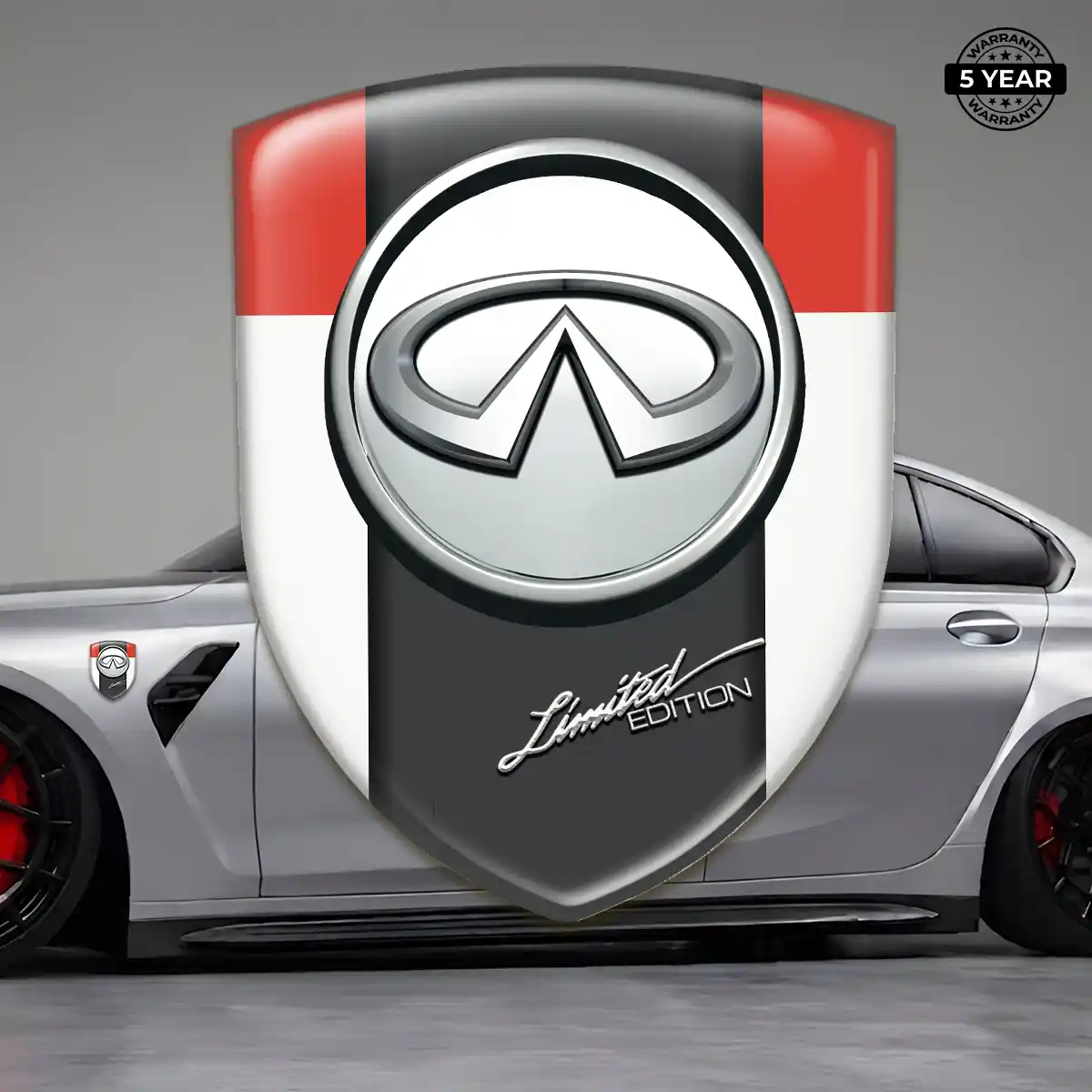 Infiniti Automotive Resin Decal Performance Style