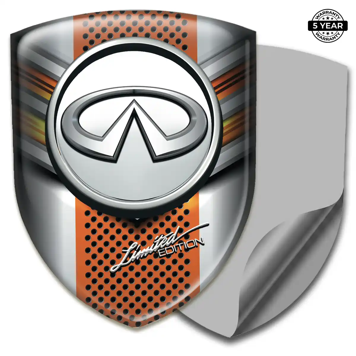 Infiniti Automotive Resin Decal Premium Dome
