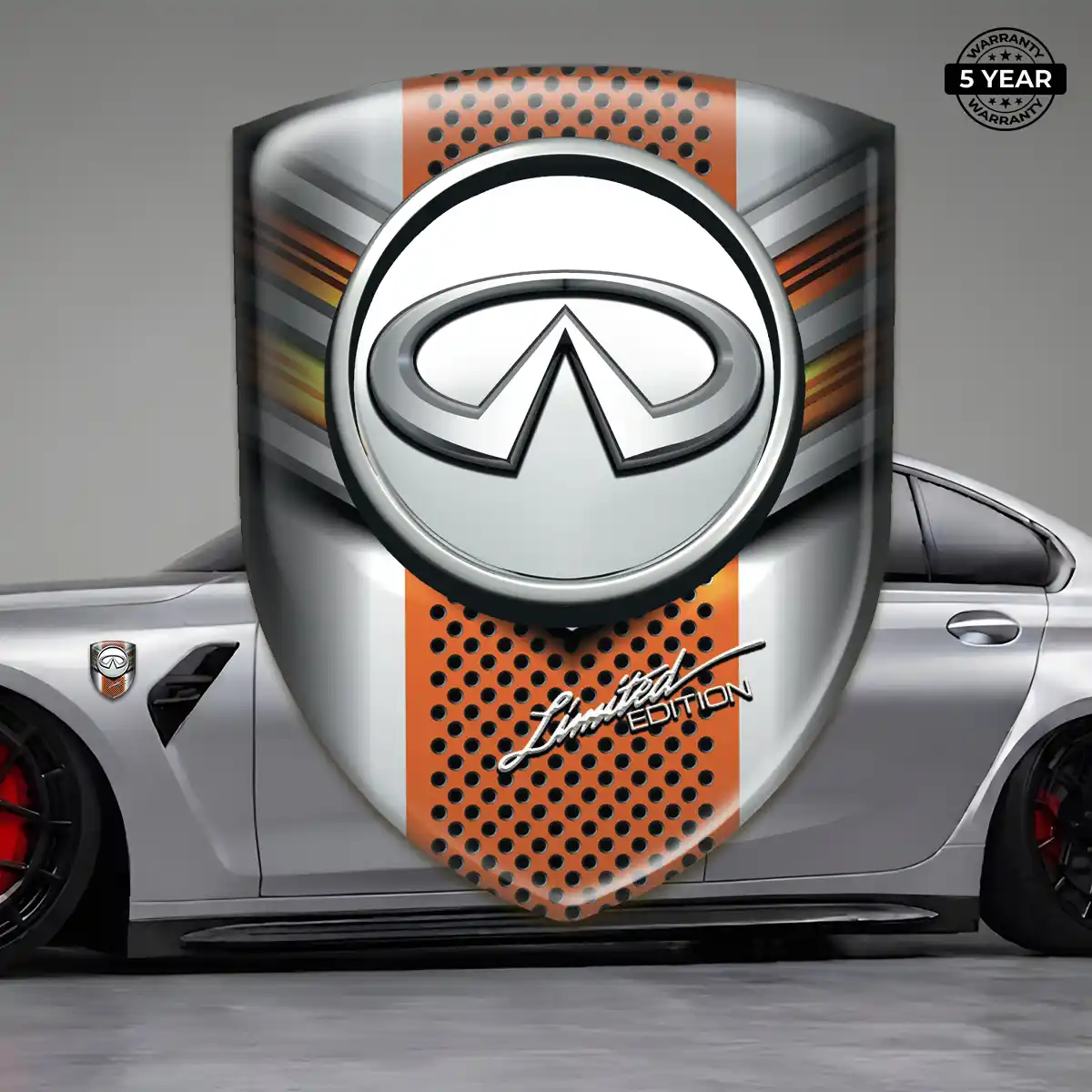 Infiniti Automotive Resin Decal Premium Dome
