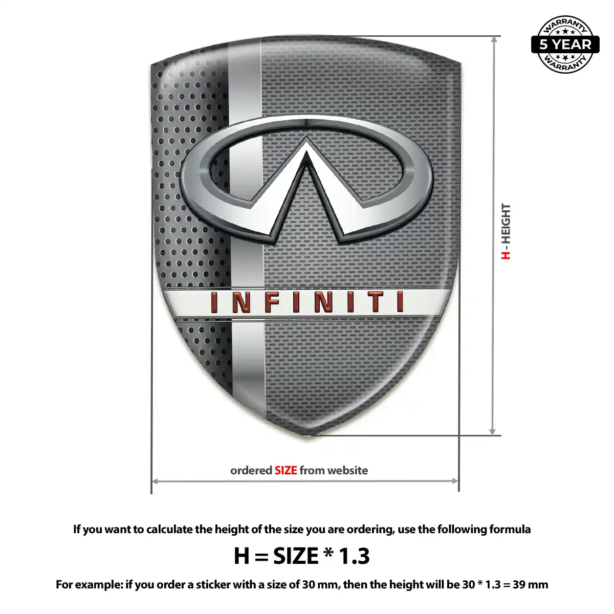 Infiniti Badge Auto Tuning