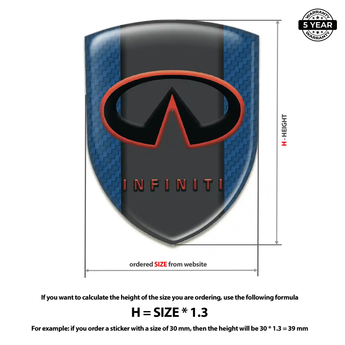Infiniti Badge Deluxe Edition