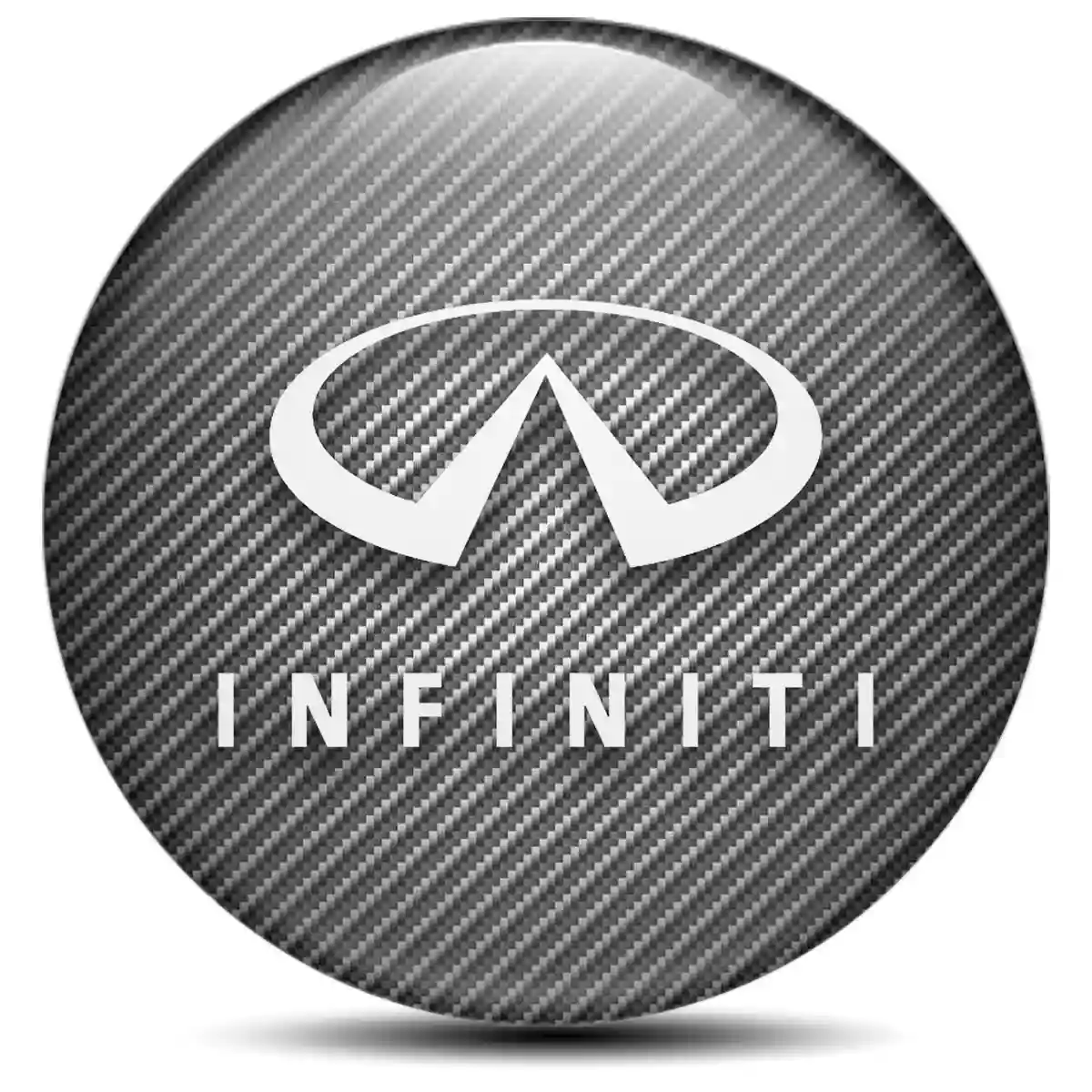Infiniti Badge Emblems Center Cap Self-Adhesive Sleek Style