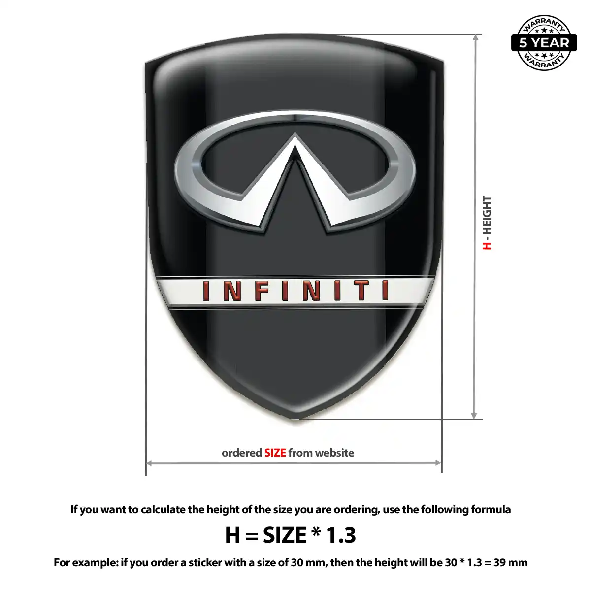 Infiniti Badge Noble Edition