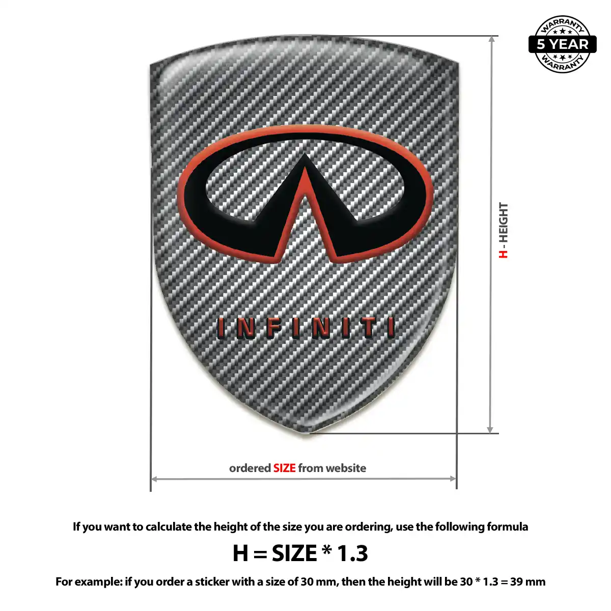 Infiniti Badge Signature Grade