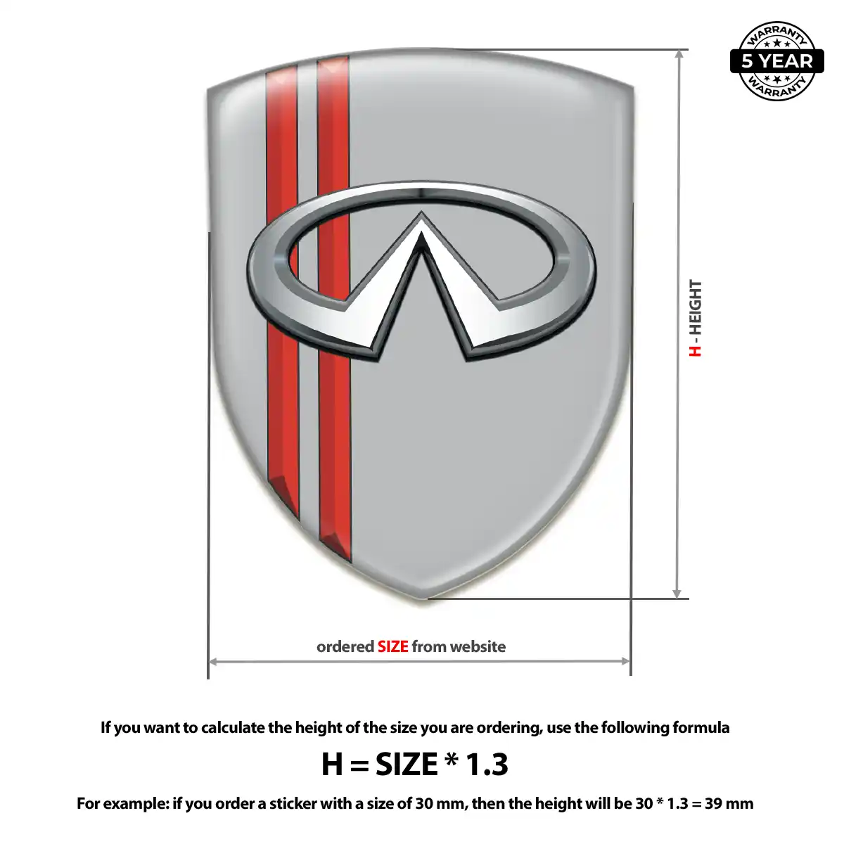 Infiniti Badge Superior Craft