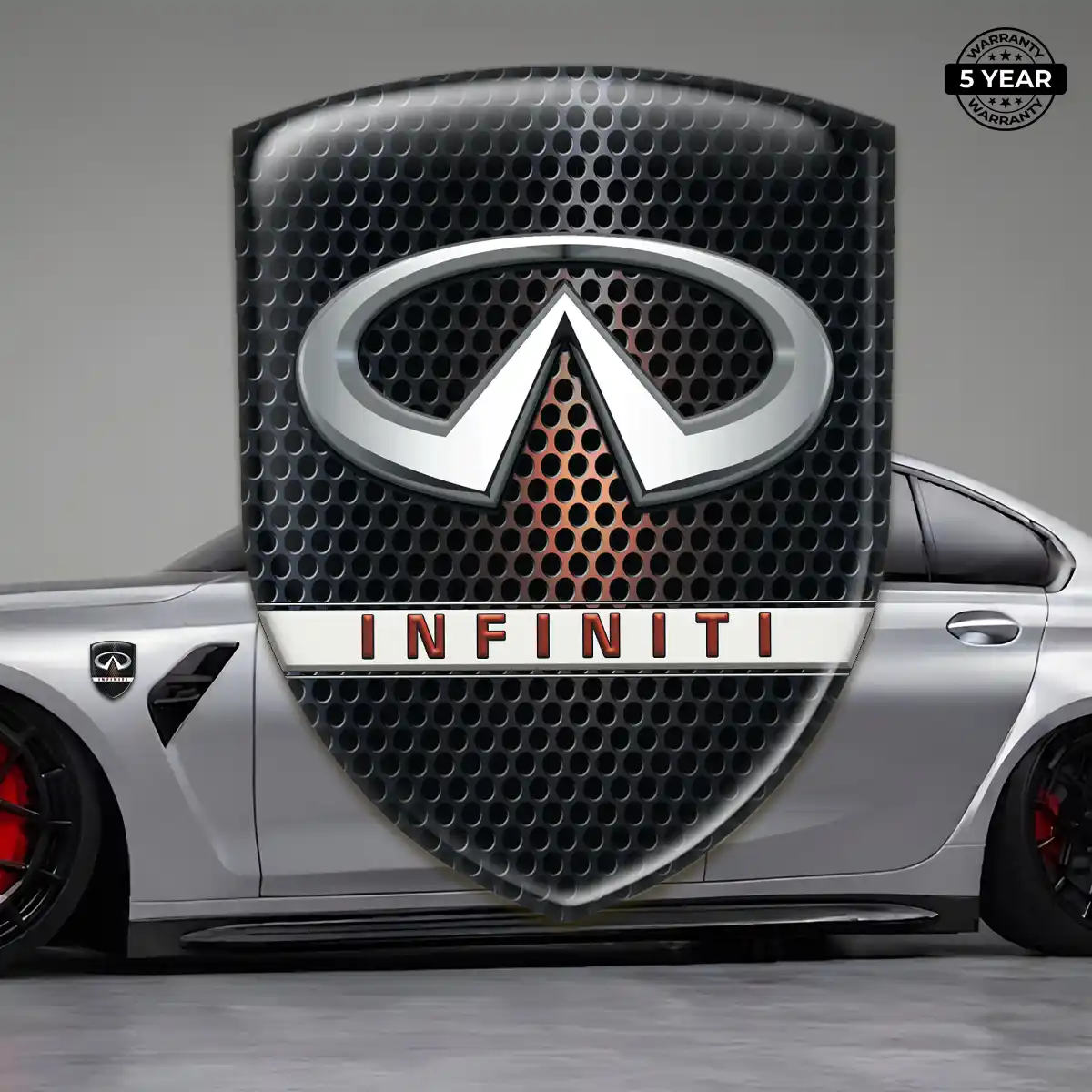 Infiniti Car Badge Sticker Elite Finish