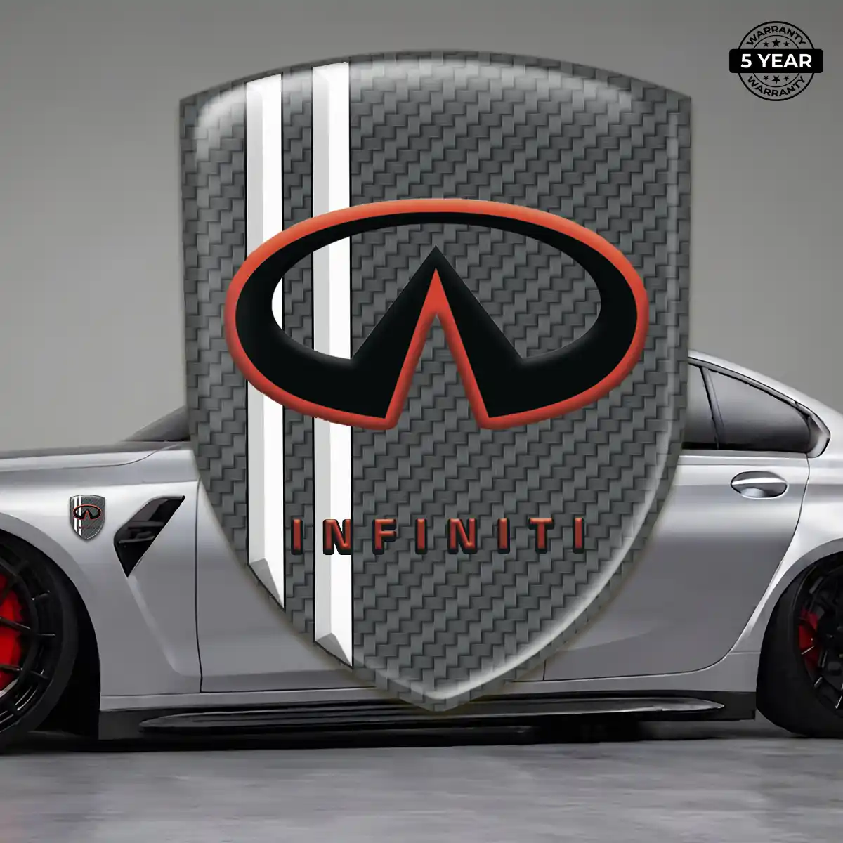 Infiniti Car Badge Sticker Interior Elegance