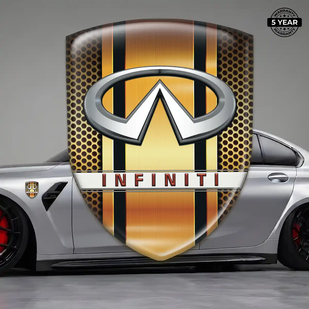 Infiniti Car Badge Sticker Interior Luxe