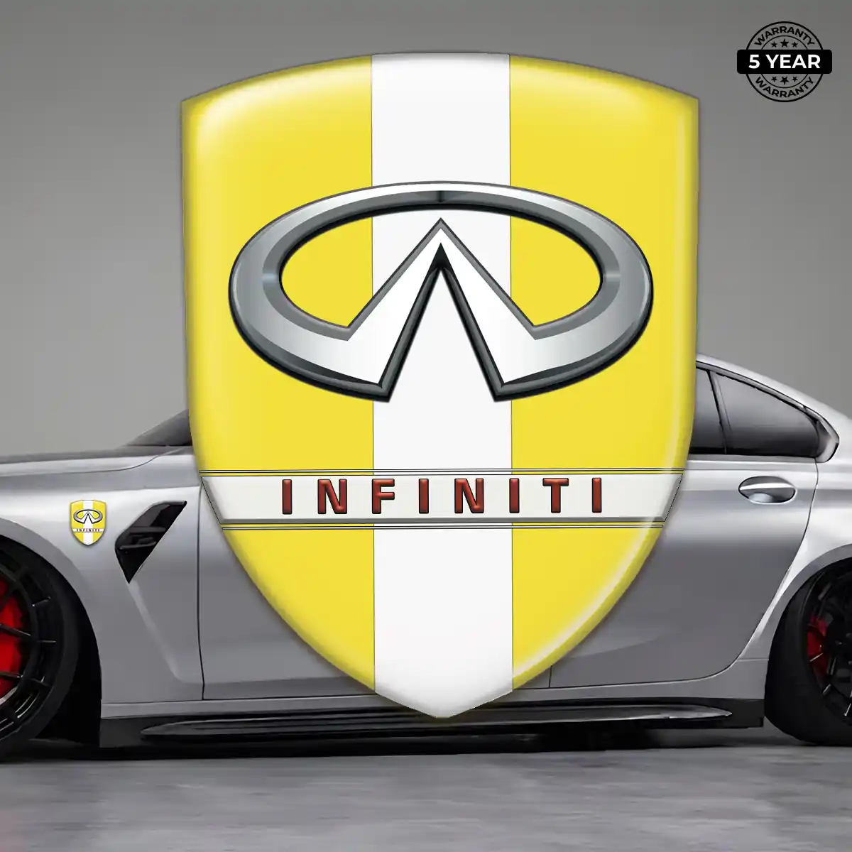 Infiniti Car Badge Sticker Opulent Line