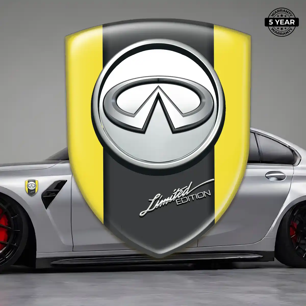 Infiniti Car Badge Sticker Refined Design