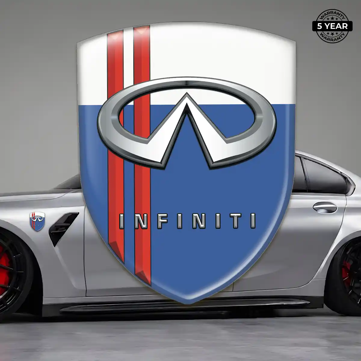 Infiniti Car Badge Sticker Sleek Style