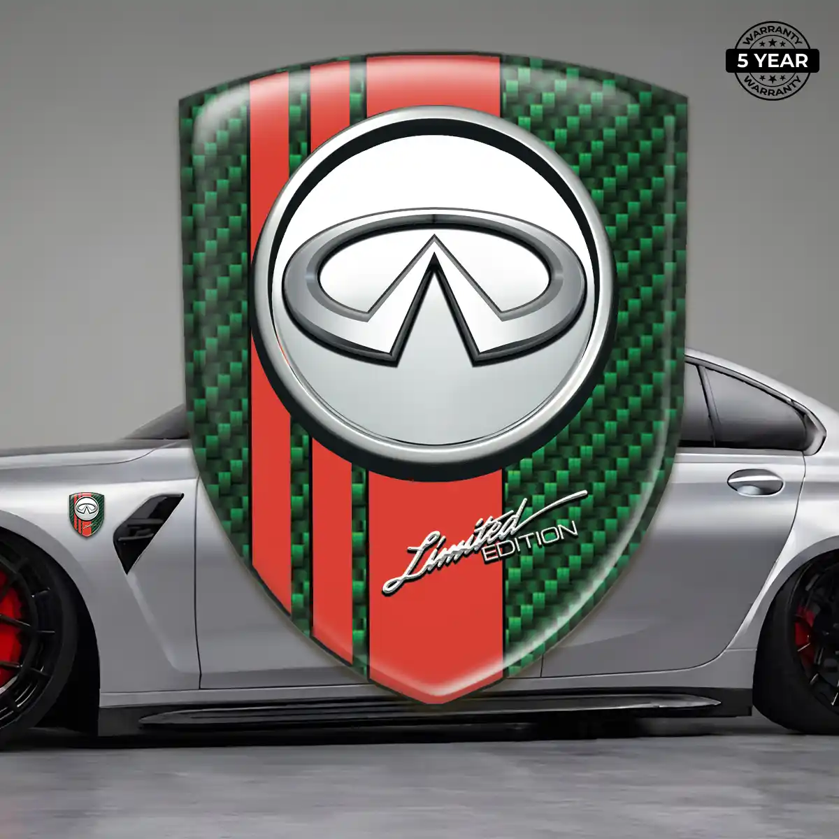 Infiniti Car Emblem Decal Interior Elegance