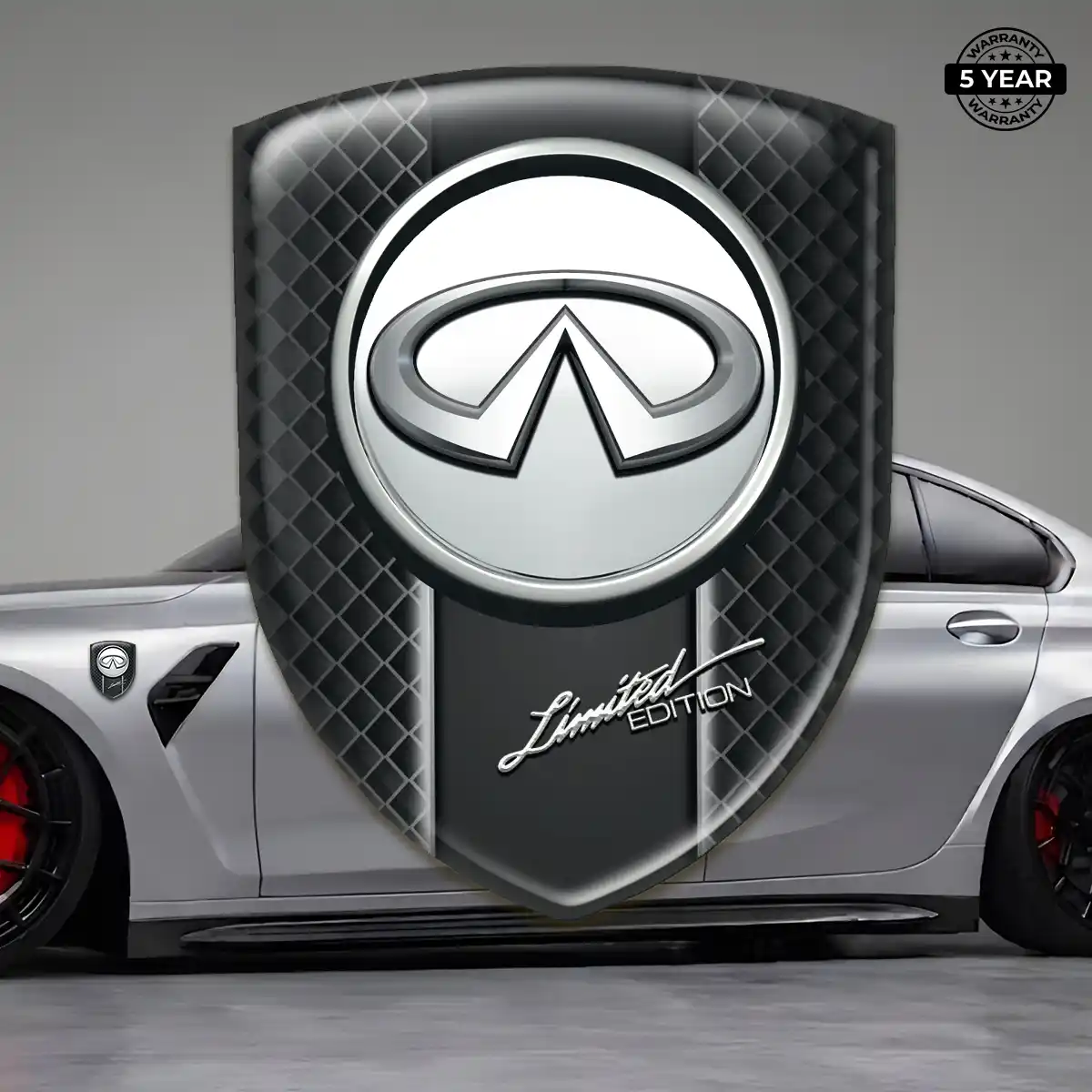 Infiniti Car Emblem Decal Interior Luxe