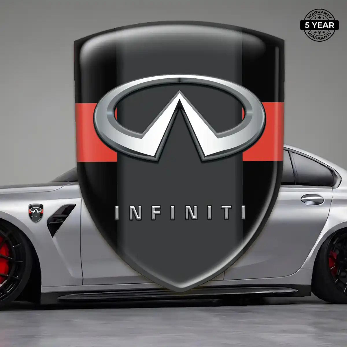 Infiniti Car Emblem Decal Outer Style