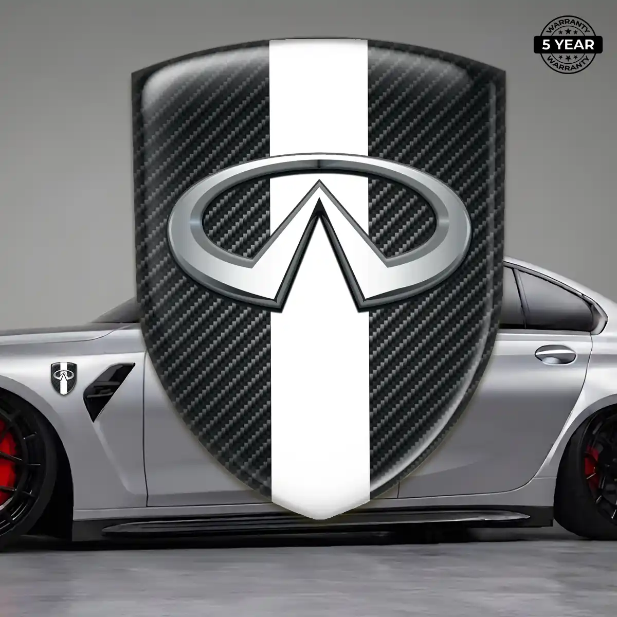 Infiniti Car Emblem Decal Resin Elite
