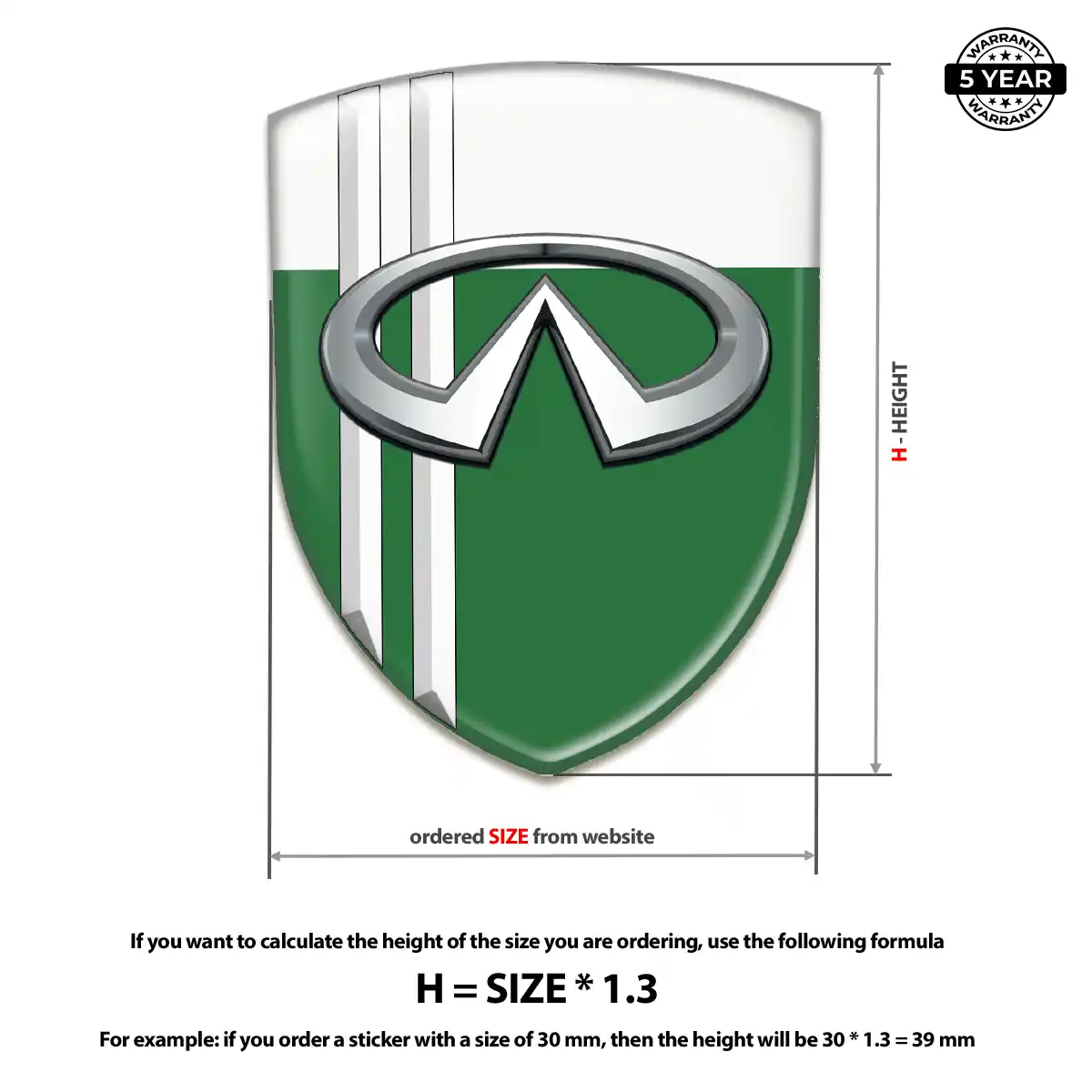 Infiniti Car Emblem Decal Sleek Style