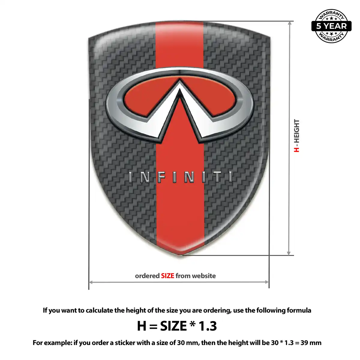Infiniti Car Emblem Overlay Deluxe Edition