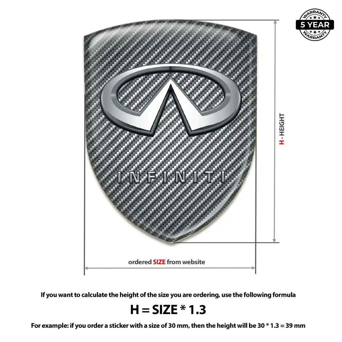 Infiniti Car Emblem Overlay Elite Edition