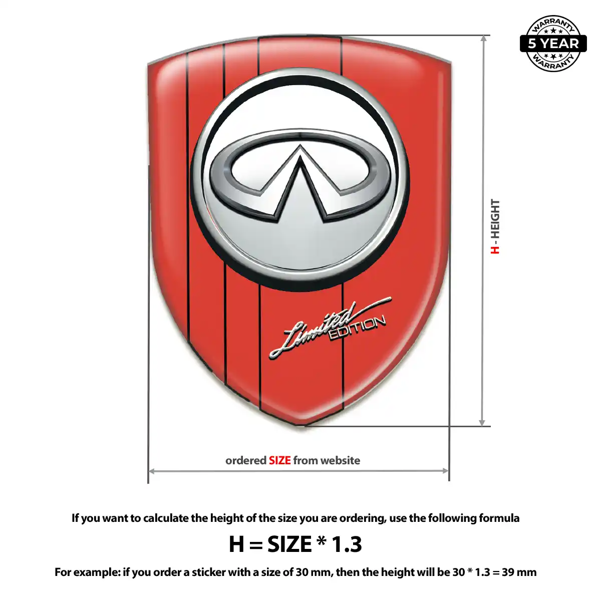 Infiniti Car Emblem Overlay Exclusive Series