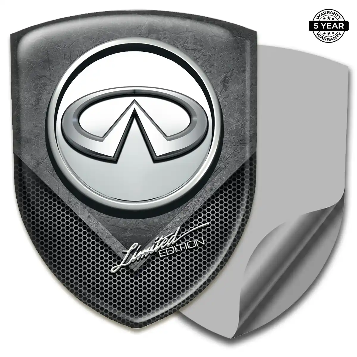 Infiniti Car Emblem Overlay Interior Elegance