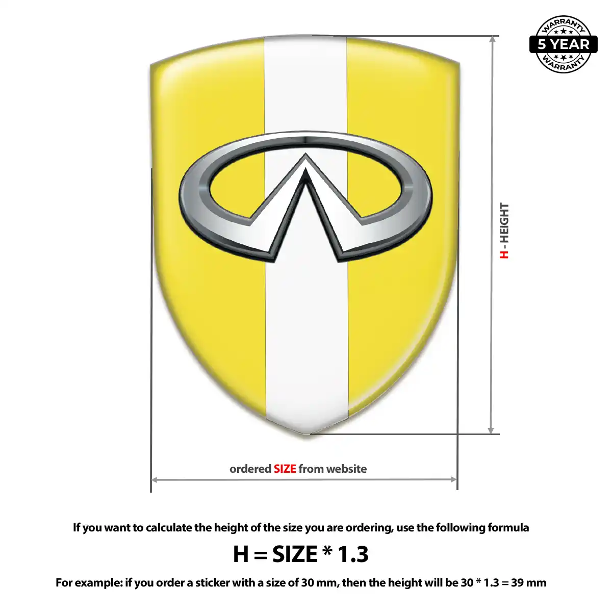 Infiniti Car Emblem Overlay Interior Luxe