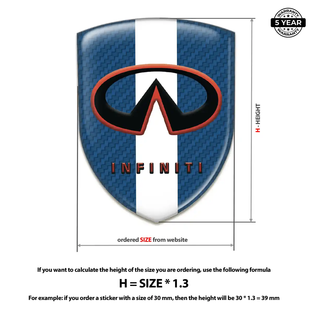 Infiniti Car Emblem Overlay Opulent Line