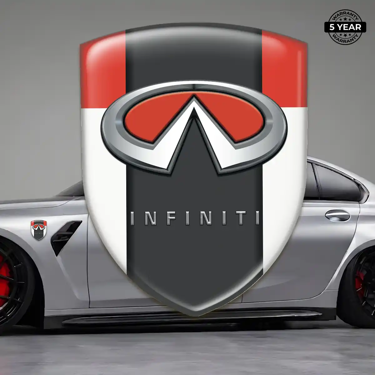 Infiniti Car Emblem Overlay Outer Style