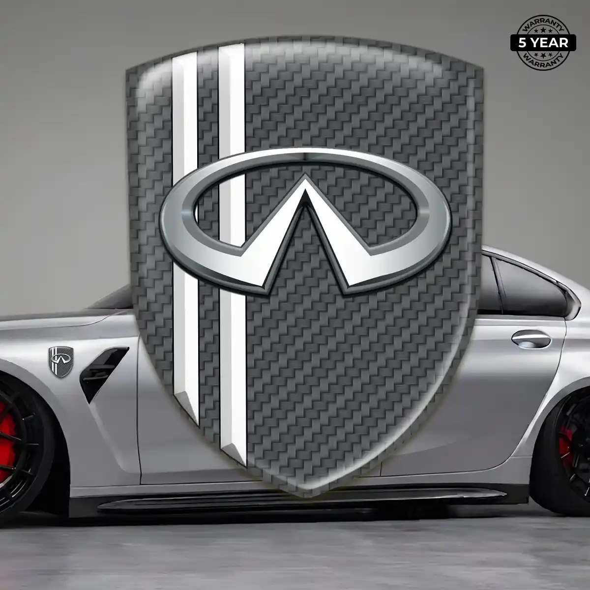 Infiniti Car Emblem Overlay Prestige Line