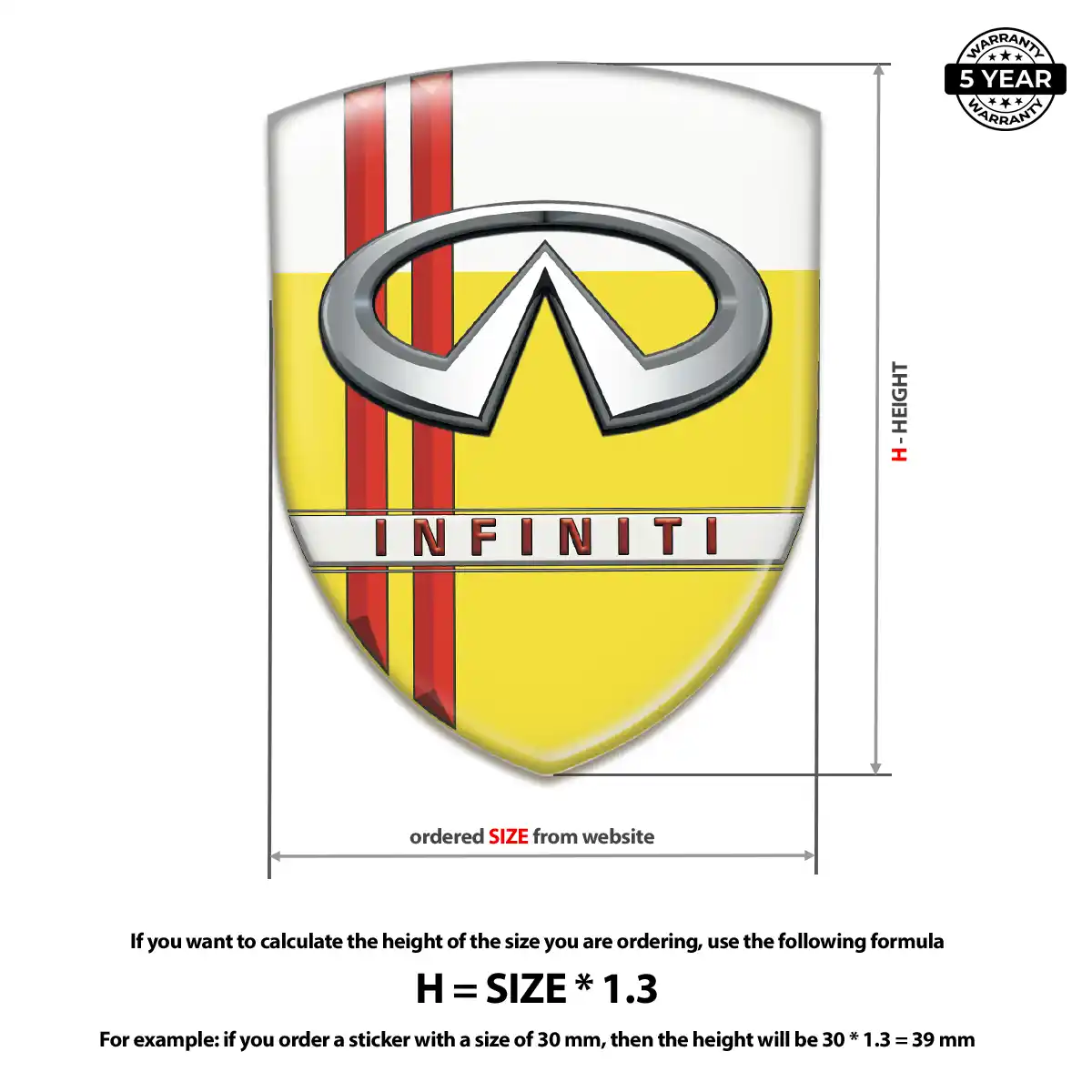 Infiniti Car Emblem Overlay Refined Design