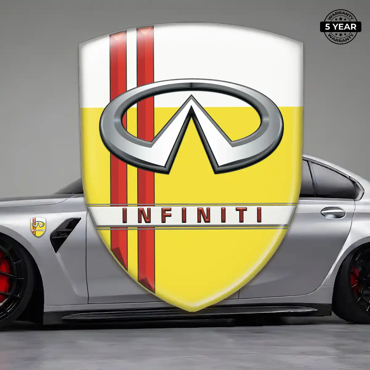 Infiniti Car Emblem Overlay Refined Design