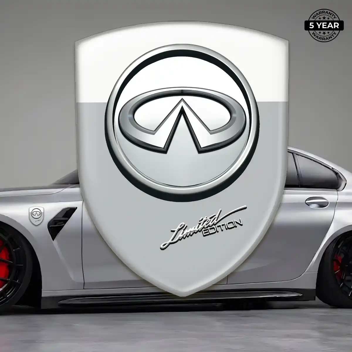 Infiniti Car Emblem Overlay Resin Luxe