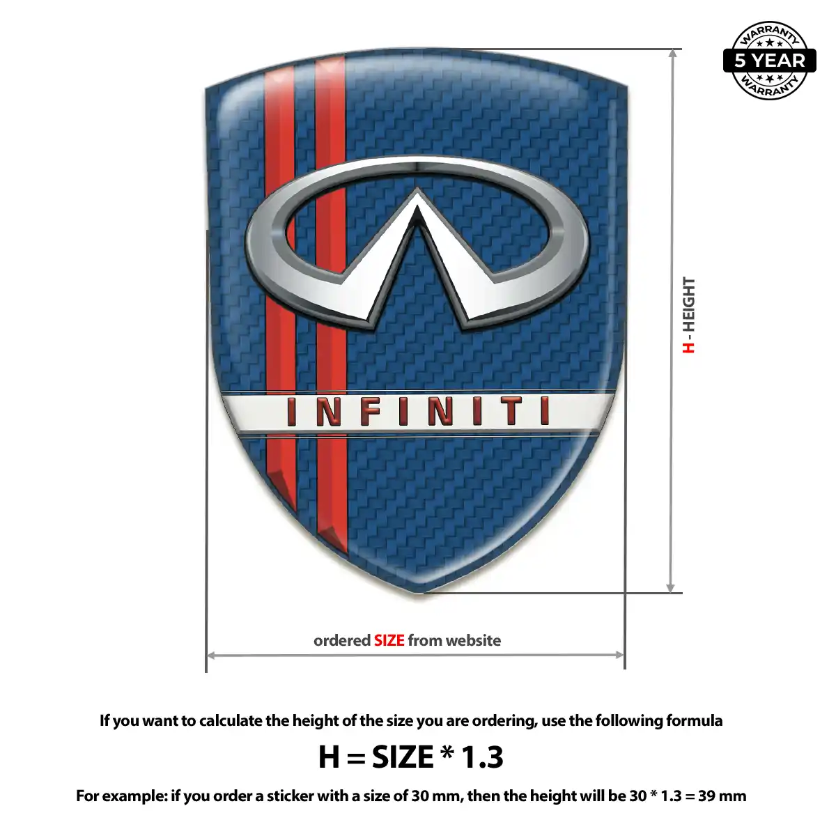 Infiniti Car Emblem Overlay Sleek Style