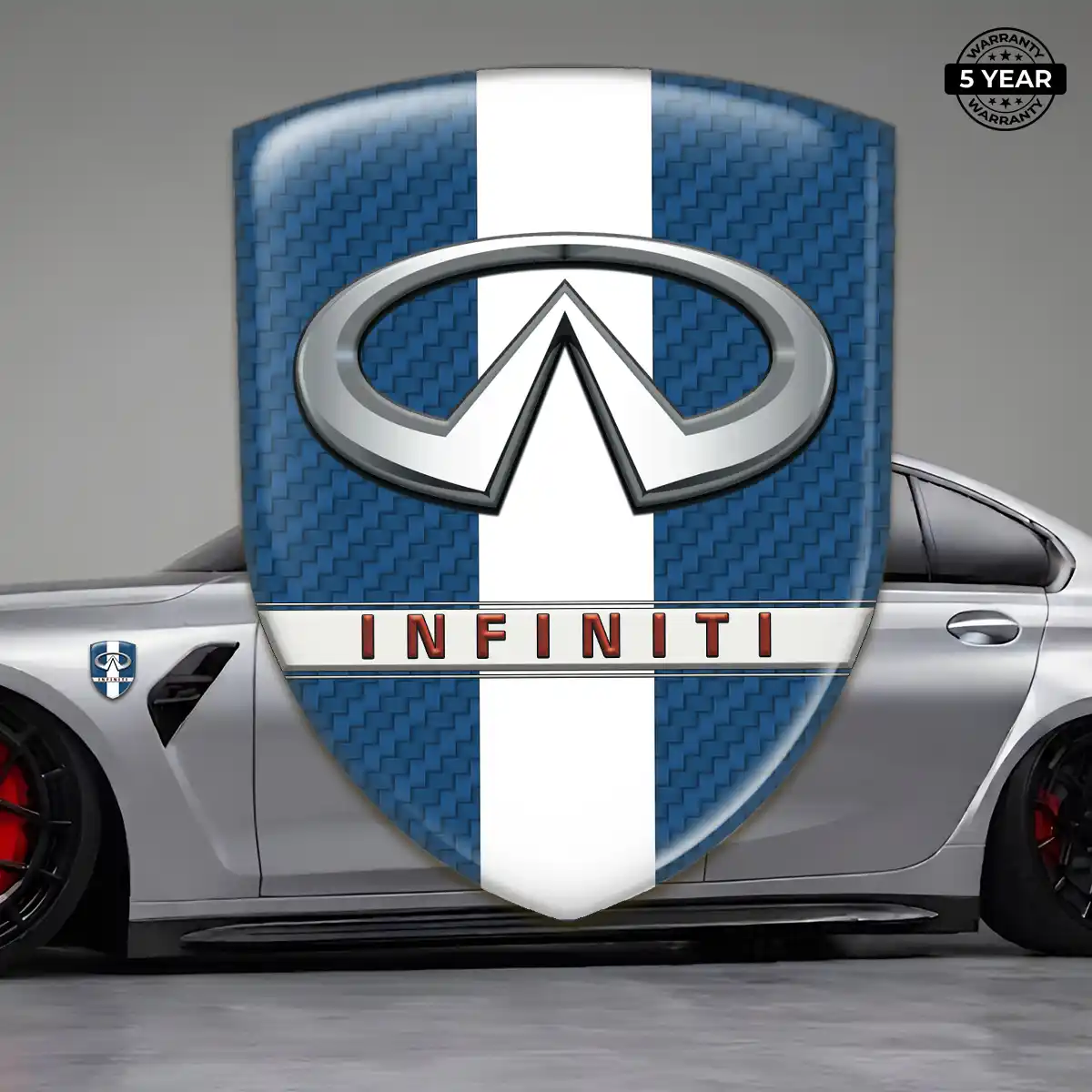 Infiniti Car Emblem Overlay Superior Craft