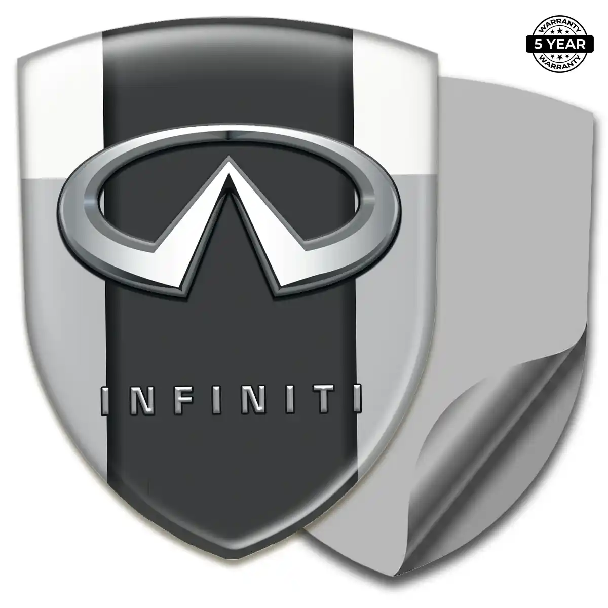 Infiniti Car Emblem Sticker Elite Finish
