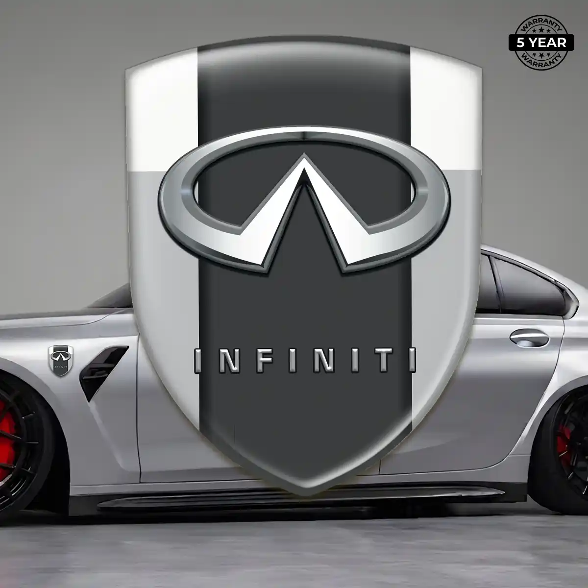 Infiniti Car Emblem Sticker Elite Finish