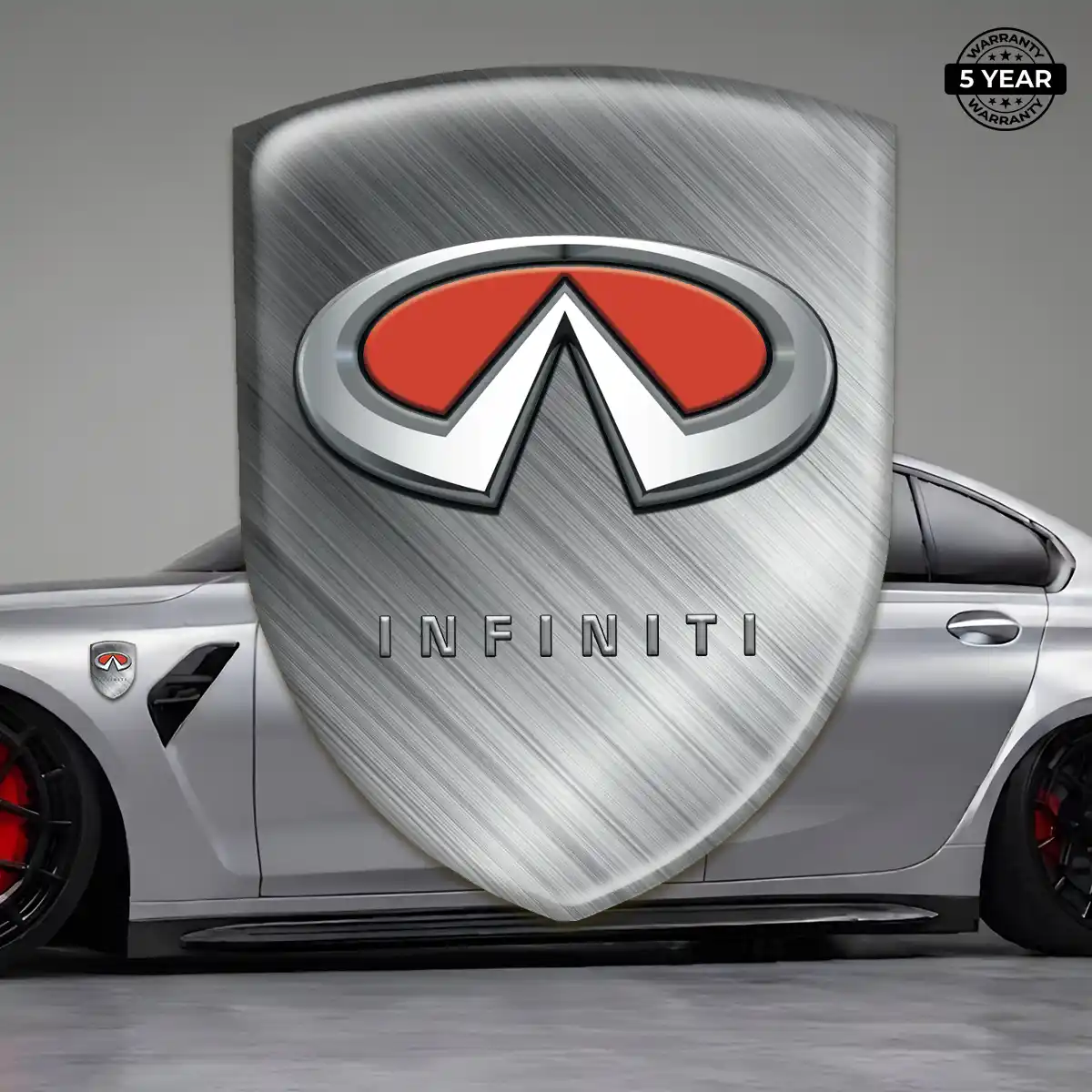 Infiniti Car Emblem Sticker Exterior Luxe
