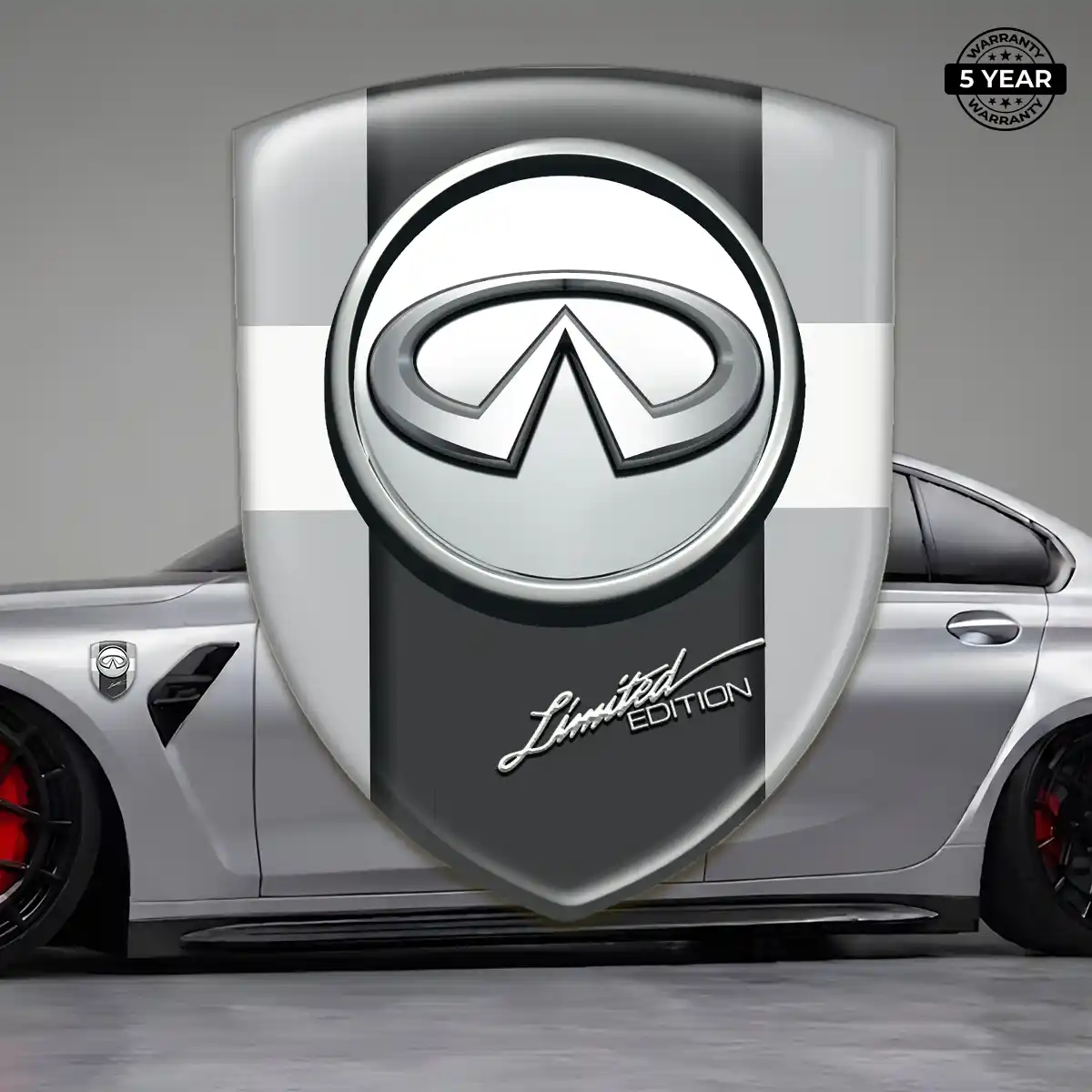 Infiniti Car Emblem Sticker Interior Luxe
