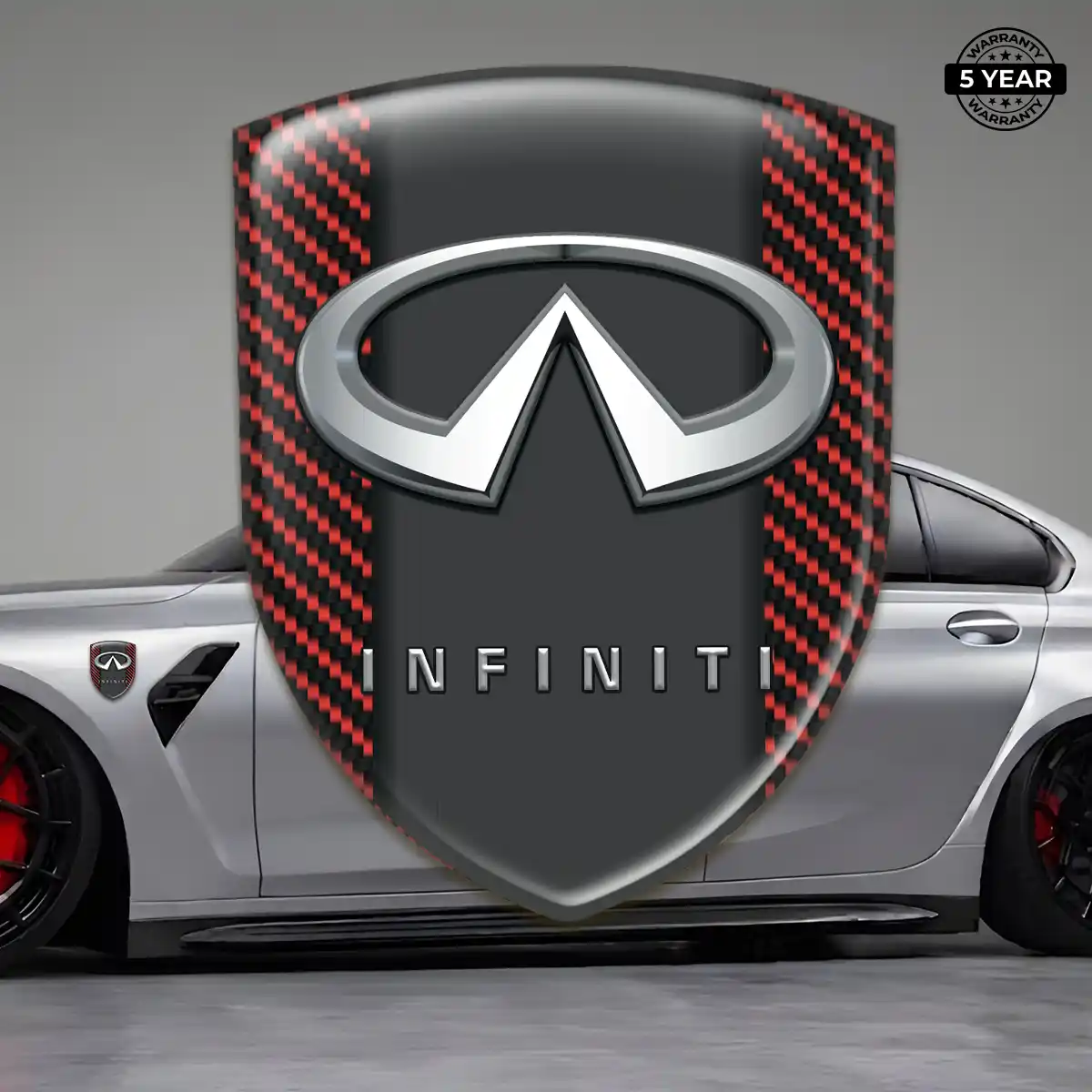 Infiniti Car Emblem Sticker Noble Edition