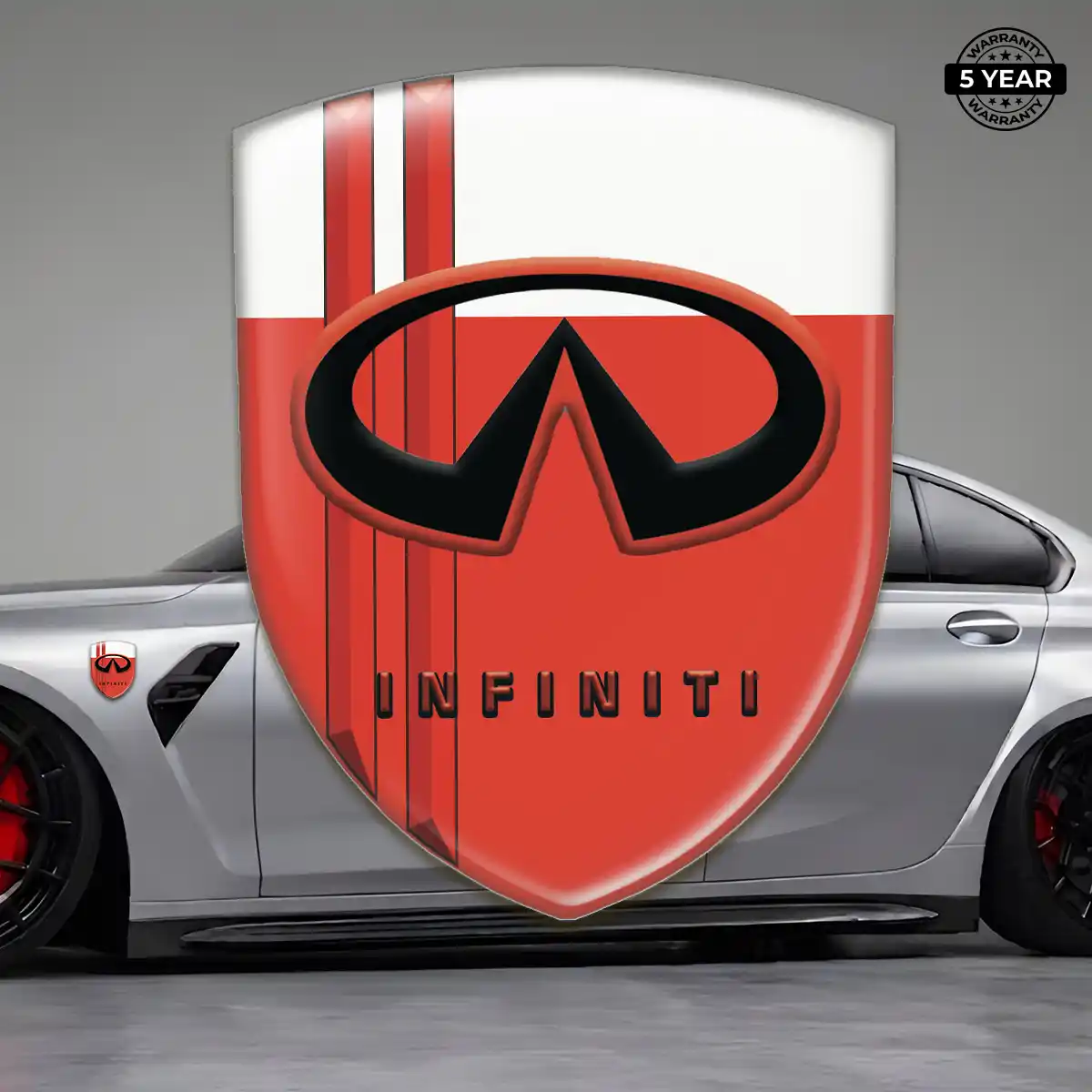 Infiniti Car Emblem Sticker Prestige Line