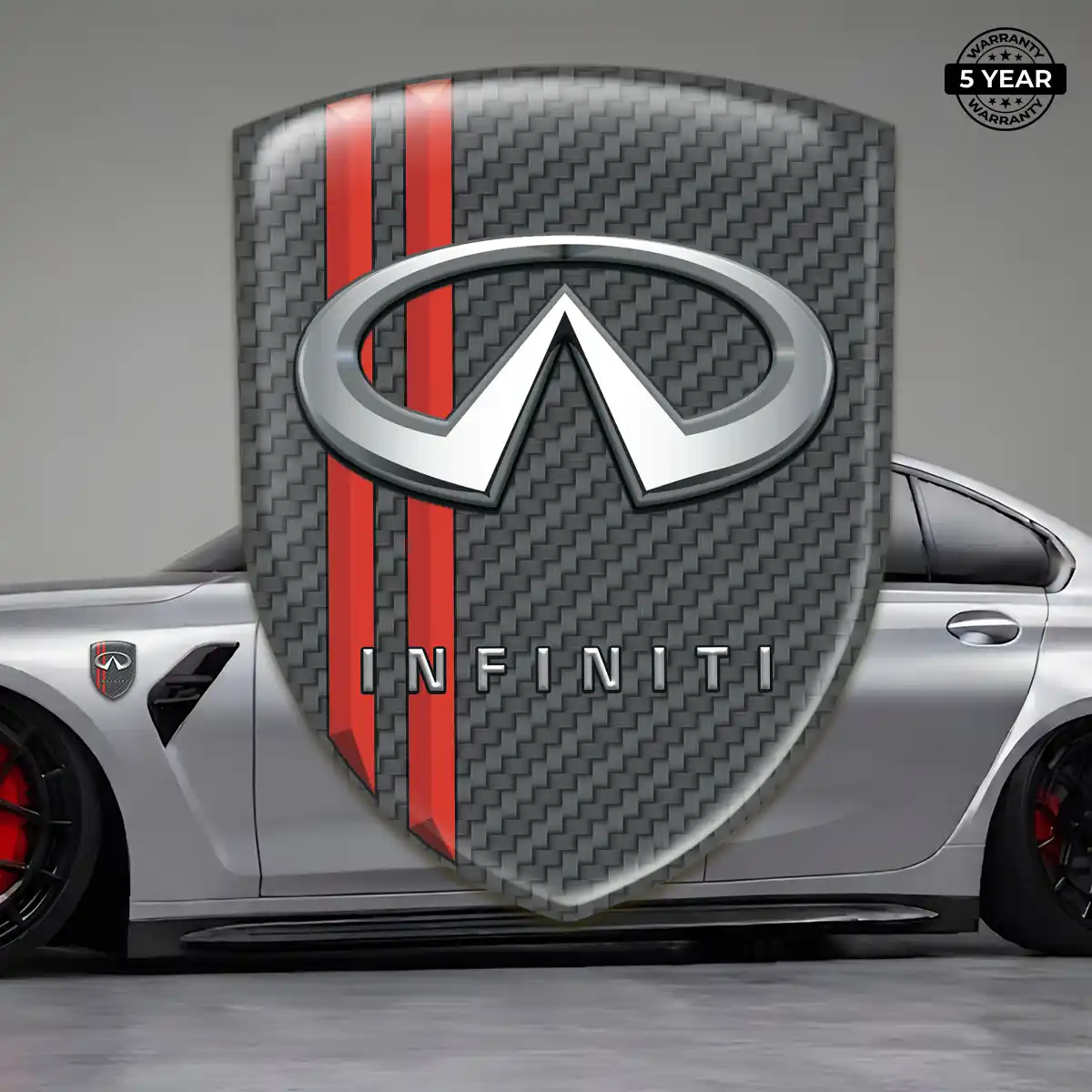 Infiniti Car Emblem Sticker Prime Quality