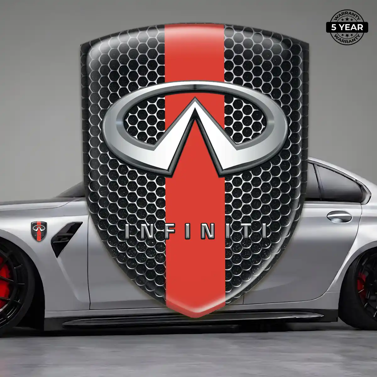 Infiniti Car Emblem Sticker Resin Elite