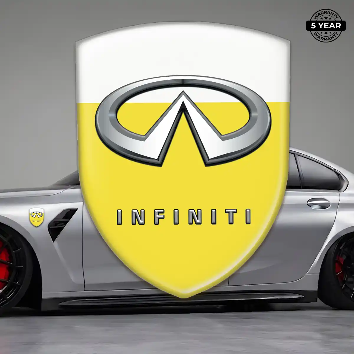 Infiniti Car Emblem Sticker Signature Grade