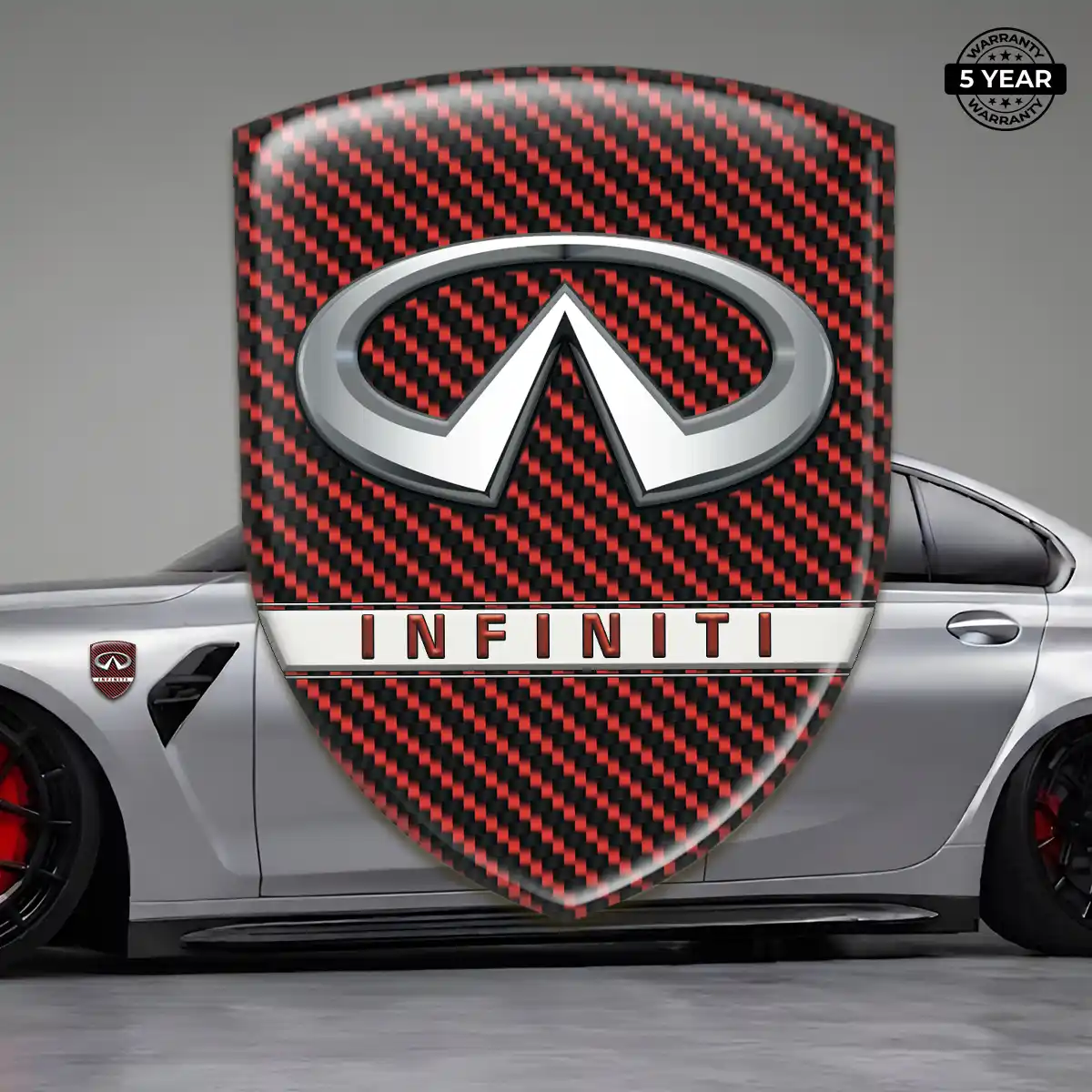 Infiniti Car Emblem Sticker Sleek Style