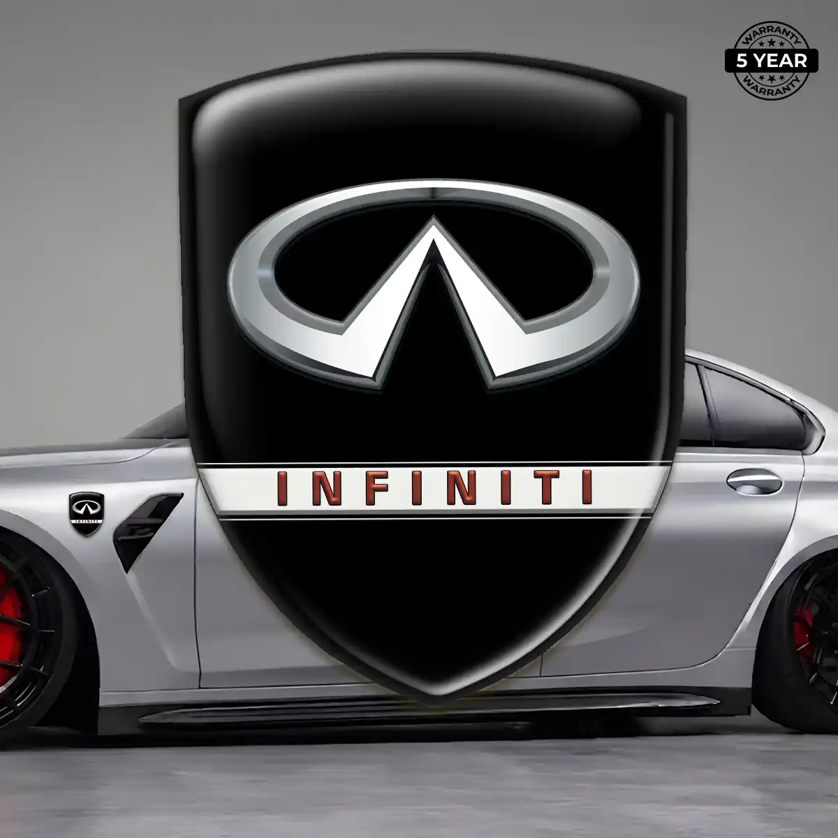 Infiniti Car Logo Decal Interior Elegance