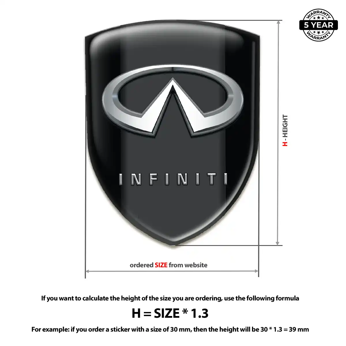 Infiniti Car Logo Decal Sleek Style