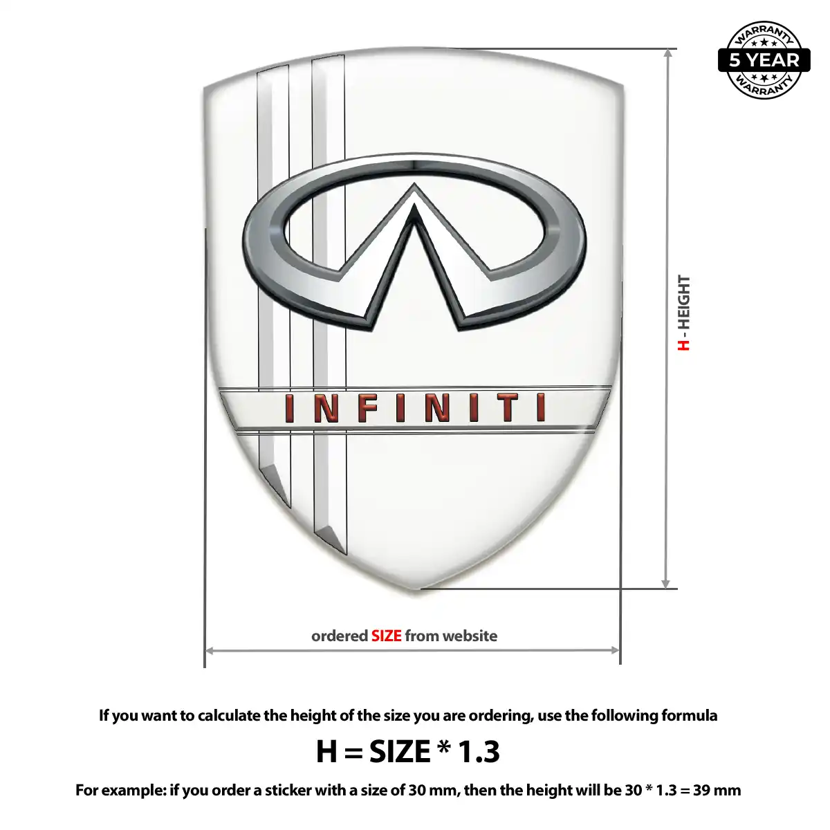 Infiniti Crest Emblem Cabin Style