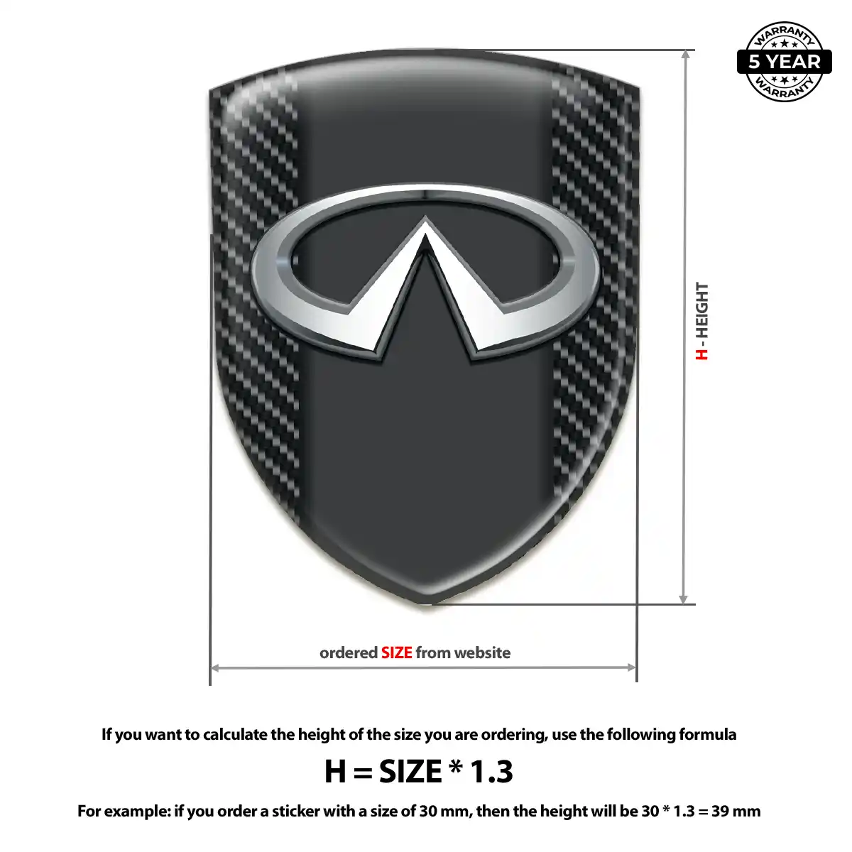 Infiniti Crest Emblem Deluxe Edition