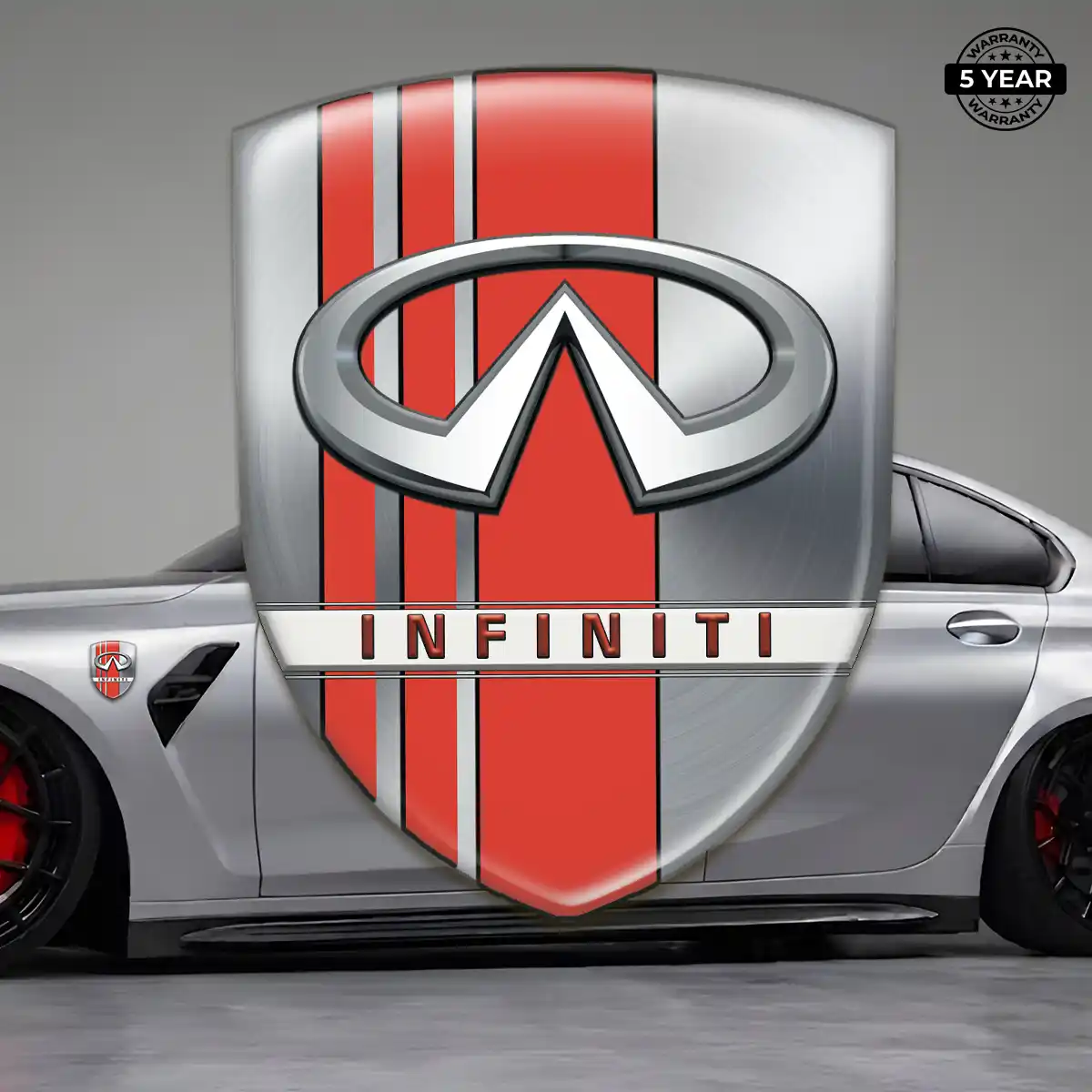 Infiniti Crest Emblem Performance Style