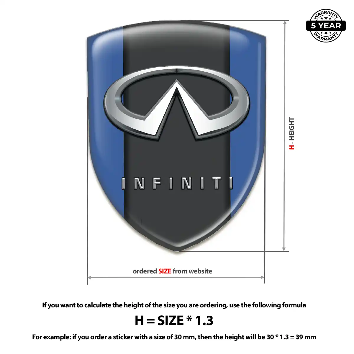 Infiniti Crest Emblem Signature Grade